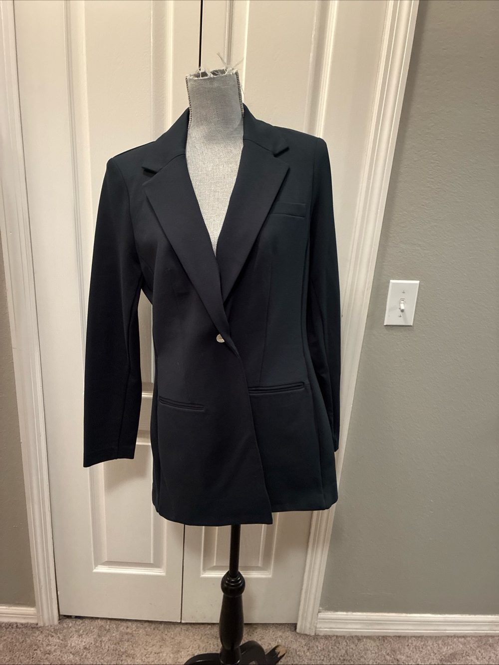 Calvin Klein ladies emerald green blazer jacket size large